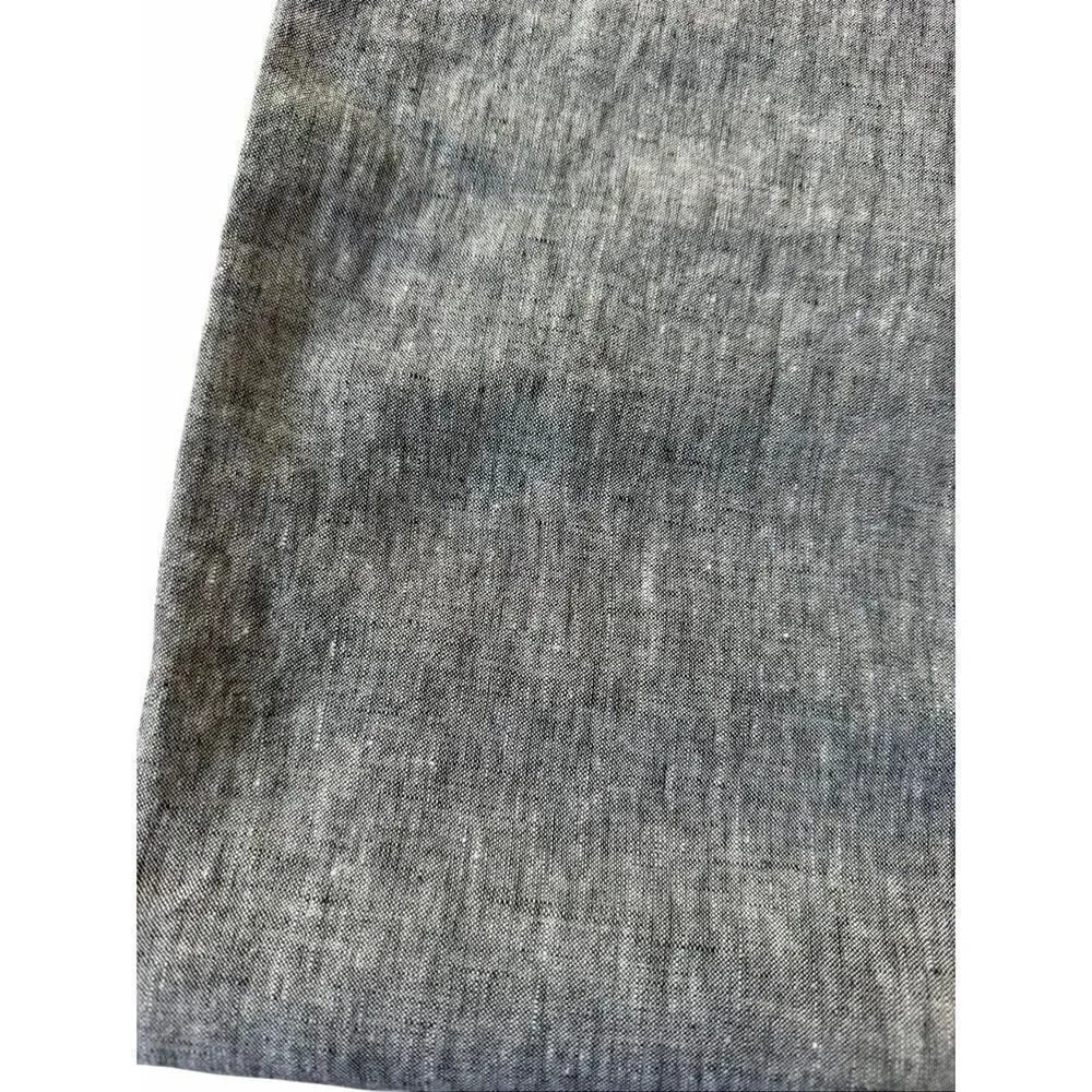 West Elm Set of 2 Pillowcases 20 x 40” Flax‎ Linen Gray EUC